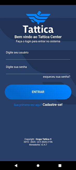 App da portaria virtual tattica
